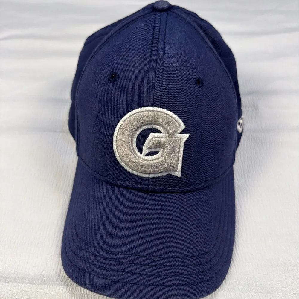 New‎ Era Georgetown Hoyas G Bulldog Baseball Cap Navy Blue Small Medium